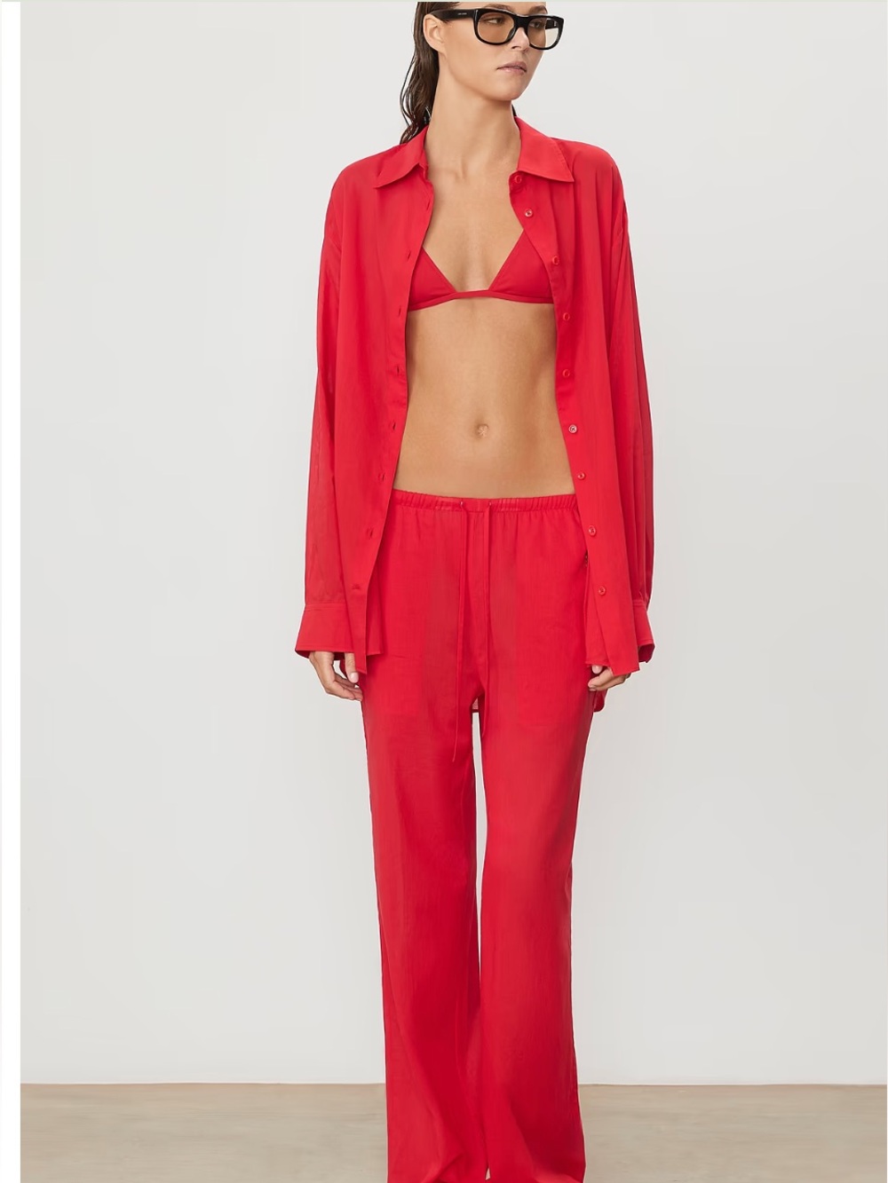 ETERNE - Brody Pant & Lucien Shirt Rouge
